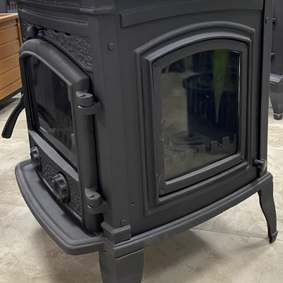 Sırıus Ultra Döküm FS-14  Yüksek Verimli Pik Döküm Soba | Alman Seramik Camlı | 9 kW Isı Gücü | 130 mm Baca Çıkışı