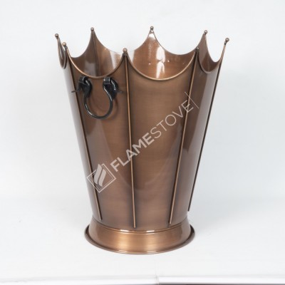 Oval Odun Kovası | Şık ve Dayanıklı Tasarım | 27x43x53 cm Büyük Kapasite