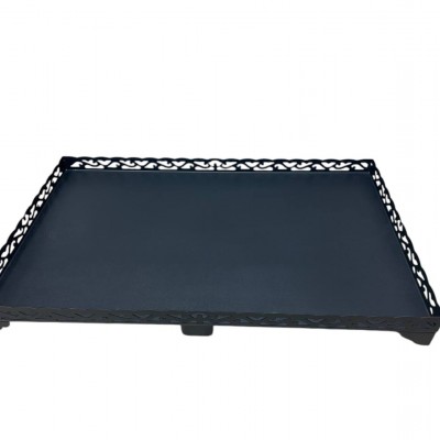 Soba Altlığı 65cm x 105cm Lazer Kesim Çelik Soba Altlığı