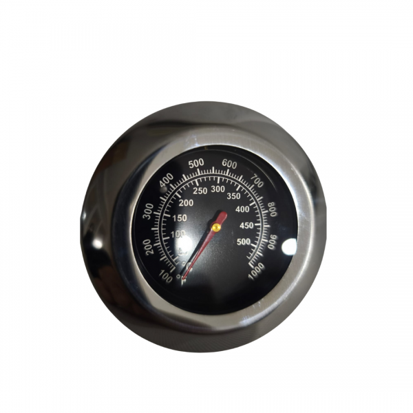 FS-121 FlameStove Döküm Soba Termostatı (Ø75mm) – Hassas Analog Sıcaklık Göstergesi