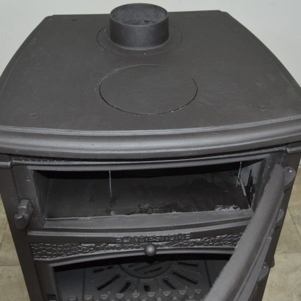 Sirius Mega Style YK Odunluklu Fırınlı Döküm Soba | Yüksek Verimli Odun & Kömür Sobası, Schott Robax Camlı, Yan Kapaklı, 15 kW