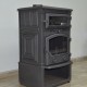 Sirius Mega Style YK Odunluklu Fırınlı Döküm Soba | Yüksek Verimli Odun & Kömür Sobası, Schott Robax Camlı, Yan Kapaklı, 15 kW