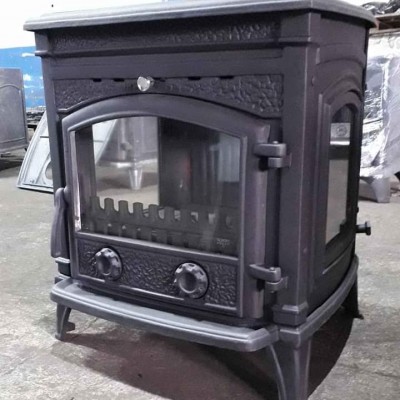 Sırıus Ultra Döküm FS-14  Yüksek Verimli Pik Döküm Soba | Alman Seramik Camlı | 9 kW Isı Gücü | 130 mm Baca Çıkışı
