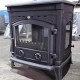 Sırıus Ultra Döküm FS-14  Yüksek Verimli Pik Döküm Soba | Alman Seramik Camlı | 9 kW Isı Gücü | 130 mm Baca Çıkışı