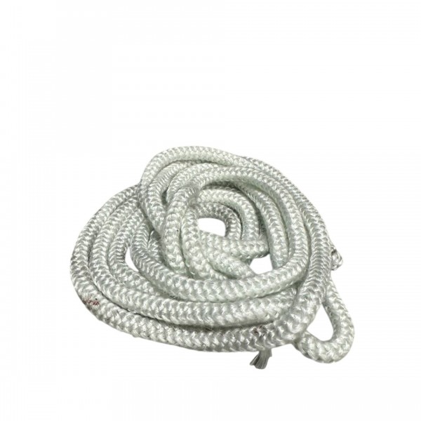 8 mm Örgülü Yanmaz Kapak Fitili | Döküm Soba İçin Isıya Dayanıklı Sızdırmazlık Şeridi | Yüksek Isı Performansı