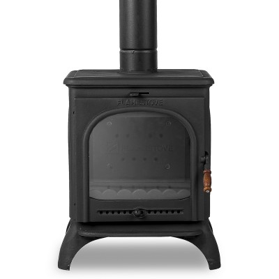 Modena Lux Alt Küllüklü 3 Camlı Yüksek Mukavemetli Döküm Soba | Yüksek Verimli Odun & Kömür Sobası, Schott Robax Camlı, Silkeleme ve Kül Boşaltma Sistemli, 8 kW
