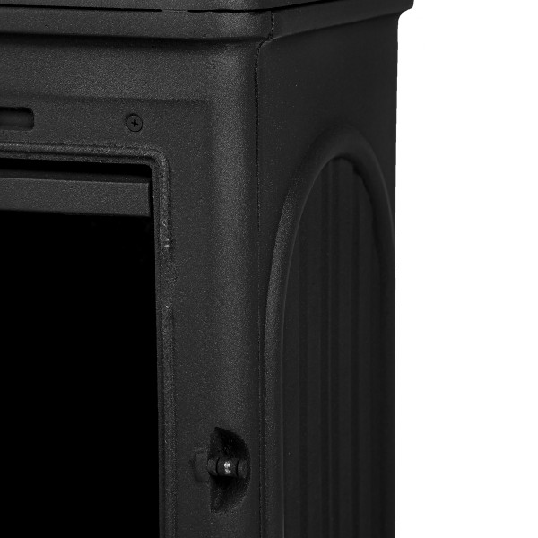  Modena Oven Fırınlı Yüksek Mukavemetli Döküm Soba | Yüksek Verimli Odun & Kömür Sobası, Schott Robax Camlı, Ahşap Kulplu, 18.33 kW