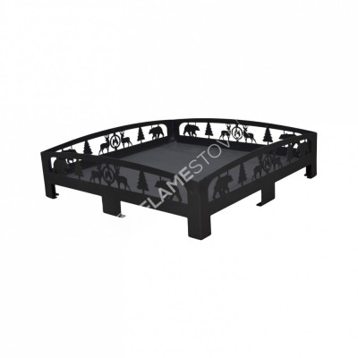 Soba Altlığı 50 x 50 cm Doğa Desenli