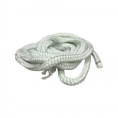 FS-151 6 mm Örgülü Yanmaz Kapak Fitili | Döküm Soba İçin Isıya Dayanıklı Sızdırmazlık Şeridi | Yüksek Isı Performansı