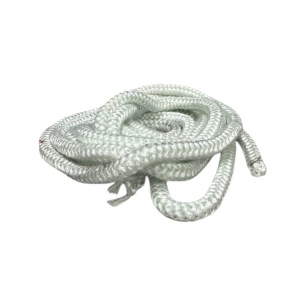 FS-151 6 mm Örgülü Yanmaz Kapak Fitili | Döküm Soba İçin Isıya Dayanıklı Sızdırmazlık Şeridi | Yüksek Isı Performansı