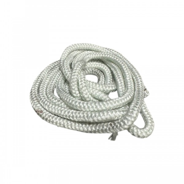 FS-151 6 mm Örgülü Yanmaz Kapak Fitili | Döküm Soba İçin Isıya Dayanıklı Sızdırmazlık Şeridi | Yüksek Isı Performansı