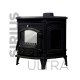 Sırıus Ultra Döküm FS-14  Yüksek Verimli Pik Döküm Soba | Alman Seramik Camlı | 9 kW Isı Gücü | 130 mm Baca Çıkışı