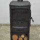  Flame Stove Lodi Yan Yüklemeli Odunluklu Şömine Soba | Yüksek Verimli Odun & Kömür Sobası, Çift Yanmalı, A Sınıfı, Schott Robax Camlı,