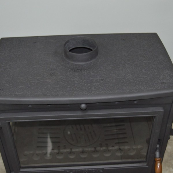 Retro Lux Style Odunluklu 3 Camlı Döküm Soba | Yüksek Verimli Odun & Kömür Sobası, Schott Robax Camlı, Arka Hava Denge Sistemli, 9 kW