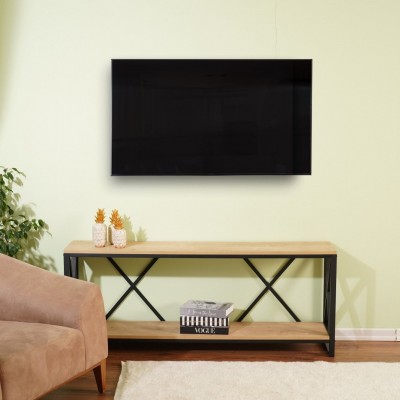 Modern Tasarım Konsol ve TV Ünitesi Ceviz (BAROK rengi)