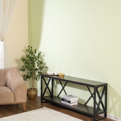 Modern Tasarım Konsol ve TV Ünitesi Koyu Kahve  (Venge rengi)