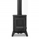 Minör Yüksek Mukavemetli Pik Döküm Soba | Yüksek Verimli Odun & Kömür Sobası, Schott Robax Camlı, 50 m2 Isıtma