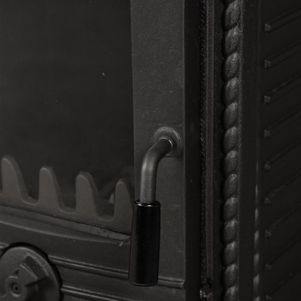 Major Tamamı Pik Döküm Fırınlı Soba | Yüksek Verimli Odun & Kömür Sobası, Schott Robax Camlı, Emaye Fırınlı, 70 m2 Isıtma