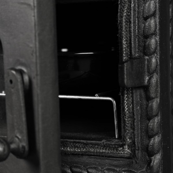 Major Tamamı Pik Döküm Fırınlı Soba | Yüksek Verimli Odun & Kömür Sobası, Schott Robax Camlı, Emaye Fırınlı, 70 m2 Isıtma