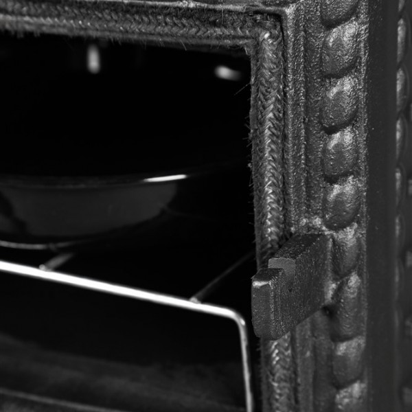 Major Tamamı Pik Döküm Fırınlı Soba | Yüksek Verimli Odun & Kömür Sobası, Schott Robax Camlı, Emaye Fırınlı, 70 m2 Isıtma