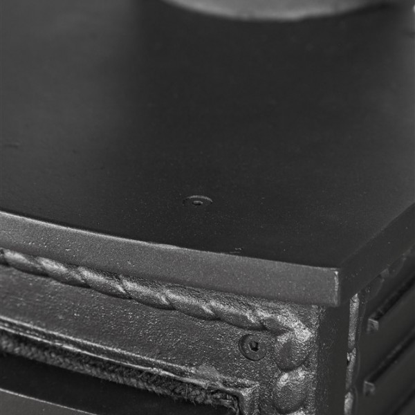 Major Tamamı Pik Döküm Fırınlı Soba | Yüksek Verimli Odun & Kömür Sobası, Schott Robax Camlı, Emaye Fırınlı, 70 m2 Isıtma