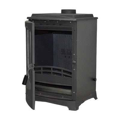 Flame Stove Lodi Klasik Şömine Soba | Yüksek Verimli Odun & Kömür Sobası, Çift Yanmalı, A Sınıfı, Schott Robax Camlı, 5 kW