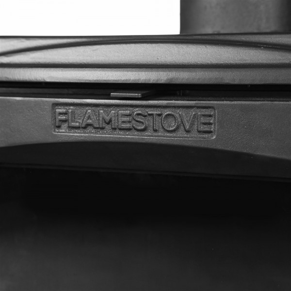 Flame Stove Lodi Klasik Şömine Soba | Yüksek Verimli Odun & Kömür Sobası, Çift Yanmalı, A Sınıfı, Schott Robax Camlı, 5 kW